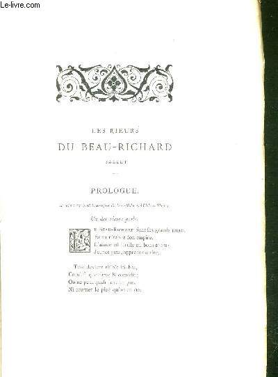 LES RIEURS DU BEAU-RICHARD - BALLET