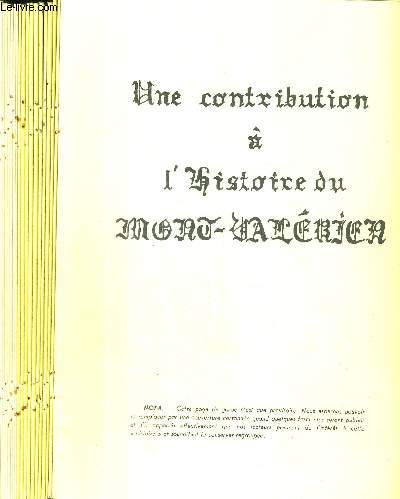 HISTOIRE DU MONT-VALERIEN