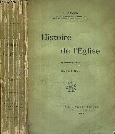 HISTOIRE DE L'EGLISE - TOME 2