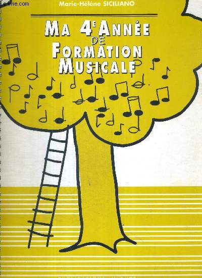 MA 4e ANNEE DE FORMATION MUSICALE