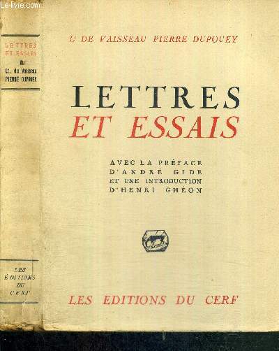 LETTRES ET ESSAIS