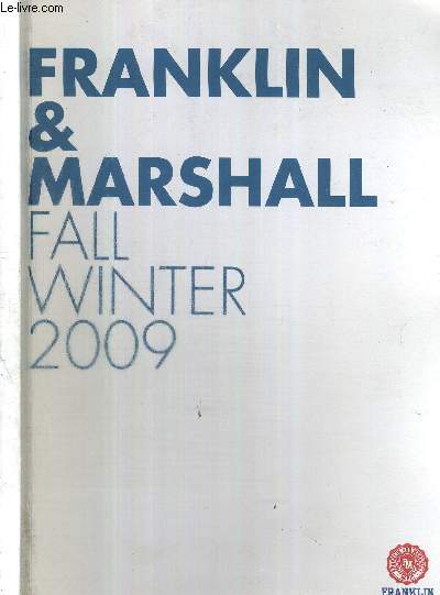 1 CATALOGUE : FRANKLIN & MARSHALL - FALL WINTER 2009