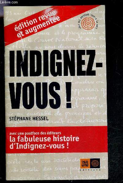 LIVRET : INDIGNEZ VOUS