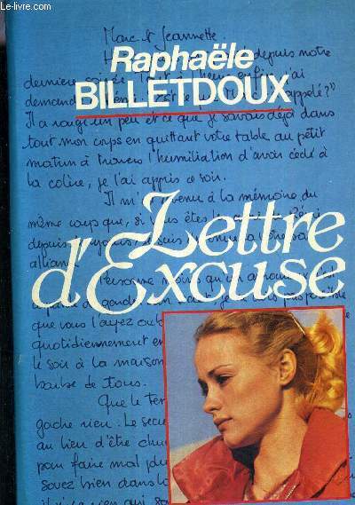 LETTRE D'EXCUSE