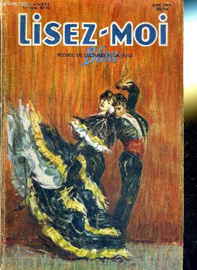 LISEZ MOI - N20 - JUIN 1954 - la fin de Greham, par Leo Dartey / le seuil onterdit, par Saint-Ange / castel-pirate, par Etienne Gril et Magali / le choc en retour, par R. Brest / dfinitions express, par S. Mirjean...