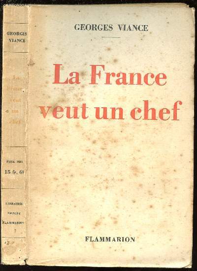 LA FRANCE VEUT UN CHEF