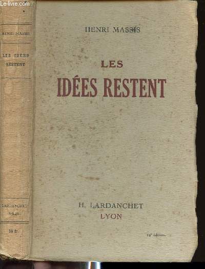 LES IDEES RESTENT