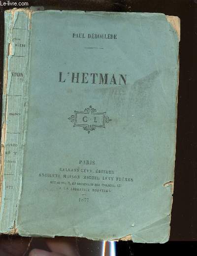 L'HETMAN - DRAME EN CINQ ACTES EN VERS