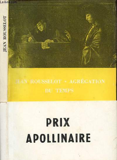 AGREGATION DU TEMPS SUIVI DE LE JEU ET LA CHANDELLE - EXEMPLAIRE NUMEROTE