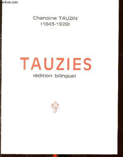 TAUZIES - POESIES GASCONNES (EDITION BILINGUE)
