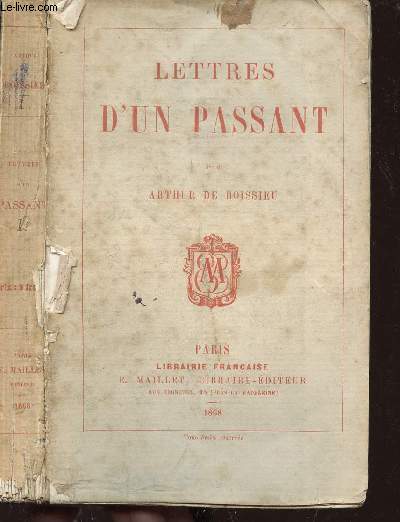 LETTRES D'UN PASSANT