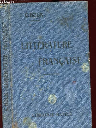 ELEMENTS DE LITTERATURE FRANCAISE