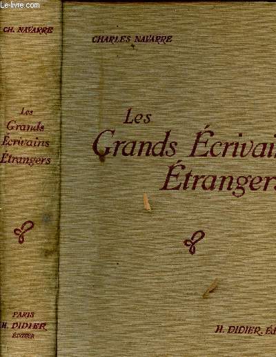 LES GRANDS ECRIVAINS ETRANGERS ET LEUR INFLUENCE SUR LA LITTERATURE FRANCAISE