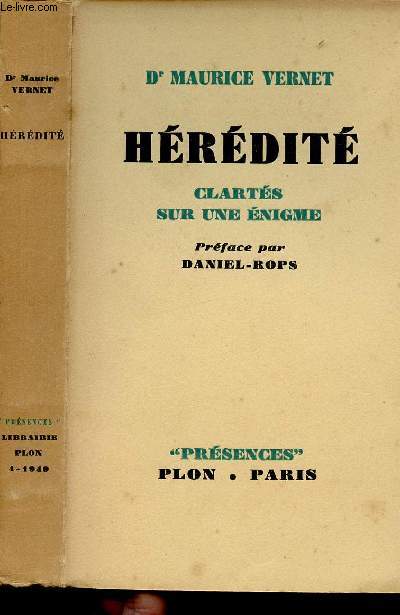 HEREDITE - CLARTE SUR UNE ENIGME