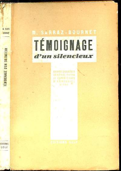 TEMOIGNAGE D UN SILENCIEUX