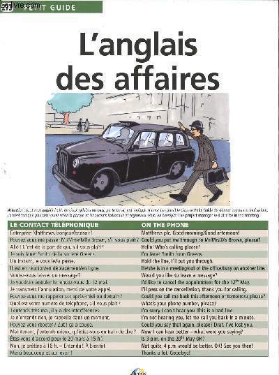 PETIT GUIDE N 273 : L ANGLAIS DES AFFAIRES