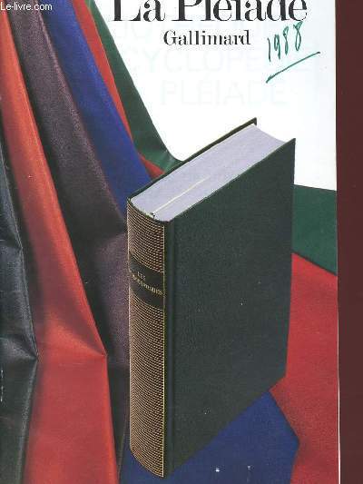 BIBLIOTHEQUE ET ENCYCLOPEDIE DE LA PLEIADE - CATALOGUE DE PRIX AVRIL 1988