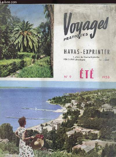 VOYAGES PRATIQUES - HAVAS/EXPRINTER - N9 / ETE 1958