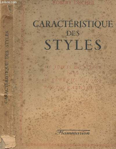 CARACTERISTIQUE DES STYLES