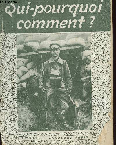 QUI-POURQUOI-COMMENT? VOL IV - N35 - 1ER MAI 1918