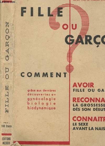 FILLE OU GARCON - COMMENT AVOIR FILLEOU GARCON - DIAGNOSTIC PRECOCE DE LA GROSSESSE - COMMENT CONNAITRE LE SEXE AVANT LA NAISSANCE