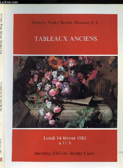 TABLEAUX ANCIENS