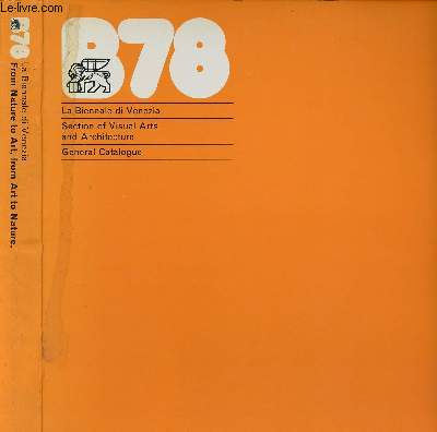 LA BIENNALE DI VENEZIA 1978 - B78