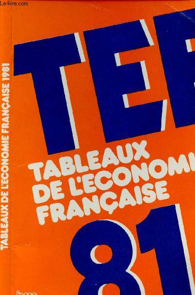 TABLEAUX DE L ECONOMIE FRANCAISE -