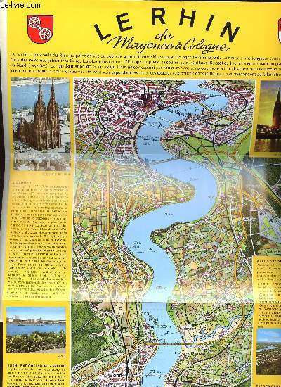 LE RHIN DE MAYENCE A COLOGNE AVEC DESCRIPTION