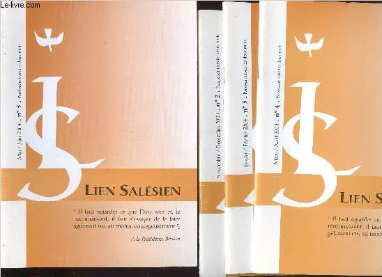 LIEN SALESIEN - EN 5 VOLUMES/ TOMES 2.3.4.5/ DE NOVEMBRE-DECEMBRE 2003 N2  MAI-JUIN 2004 N5