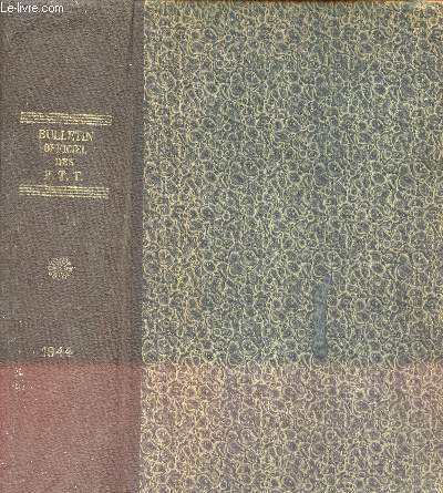BULLETIN DES P.T.T - 1944