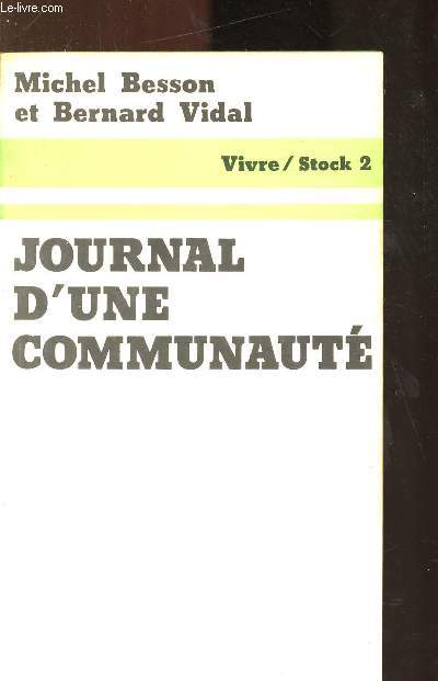 JOURNAL D'UNE COMMUNAUTE