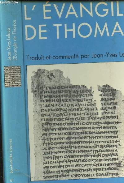 L EVANGILE DE THOMAS