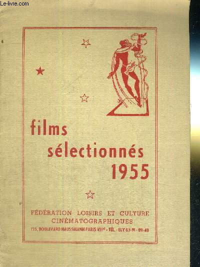 FILMS SELECTIONNES 1955