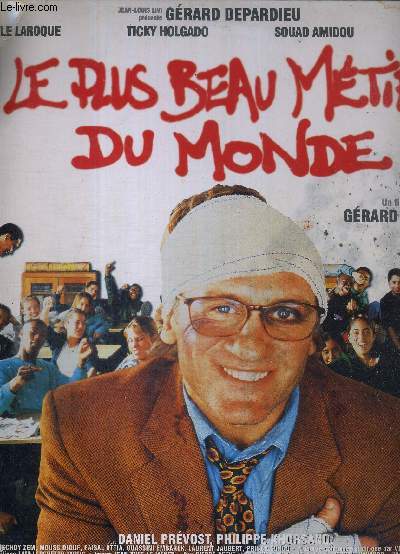 1 LASERDISC - LE PLUS BEAU METIER DU MONDE - UN FILM DE GERARD LAUZIER - avec Michle Laroque / Ticky Olgado / Guy Marchand / Grard Depardieu