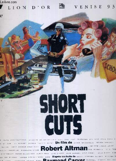 1 DOUBLE LASERDISC - SHORT CUTS - UN FILM DE ROBERT ALTMAN - D'APRES LES ECRITS DE RAYMOND CARVER