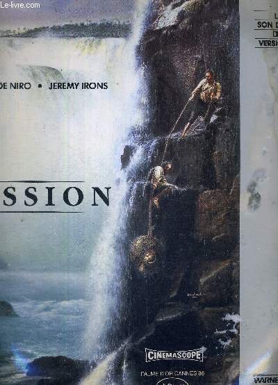 1 LASERDISC - MISSION - UN FILM DE ROLAND JOFFE - AVEC ROBERT DE NIRO - JEREMY IRONS - RAY McANALLY - AIDAN QUINN