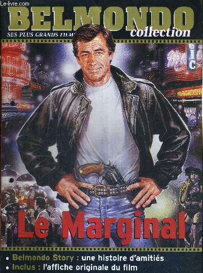 1 FASCICULE : BELMONDO COLLECTION- N5 - LE MARGINAL - DVD OU VHS NON INCLUS - une histoire d'amitis / Ennio Morricone.. musique!