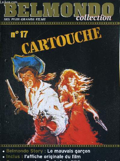 1 FASCICULE : BELMONDO COLLECTION- N17 - CARTOUCHE - DVD OU VHS NON INCLUS - le mauvais garon / gros plan : Jean Rochefort, l'lgance absolue.