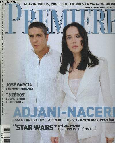 PREMIERE - N302 - avril 2002 / Adjani-Naceri, ils se chrchent dans 