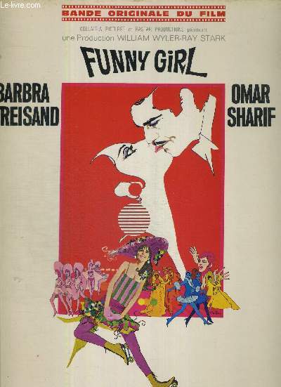 1 DISQUE AUDIO 33 TOURS - FUNNY GIRL - BANDE ORIGINALE DU FILM - I'm the greatest star / if a girl isn't pretty / roller skate rag / you are woman, i am man / sadie, sadie...