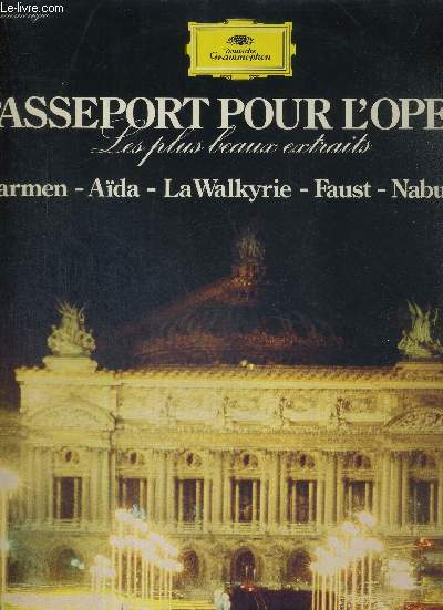 1 ALBUM DE 2 DISQUES AUDIO 33 TOURS - PASSEPORT POUR L'OPERA - LES PLUS BEAUX AIRS ET CHOEURS : Rossini, Le Barbier de Seville / Carl Maria von Weber, Le Freischutz / Verdi, un bal maqu / Mozart, la flute enchante / Verdi, La traviata...