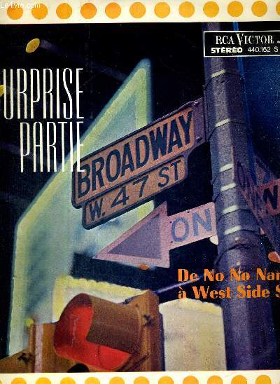 1 DISQUE AUDIO 33 TOURS - N440.152 - SURPRISE PARTIE BROADWAY - 40 ANS D'OPERETTES AMERICAINES - Claude Normand, son orgue enchant et son ensemble d'ambiance / parade d'amour / no no nanette / show-boat / Rose-Marie / le chant du dsert...