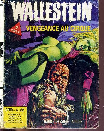 WALLESTEIN N22 - dcembre 1978 - VENGEANCE AU CIRQUE