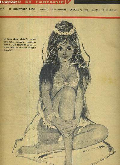 PARIS FLIRT 66 - N511 - 12 novembre 1966 / les astres au service du coeur / un caprice / aspects de l'amour / Virginie s'en va-t-en guerre / le secrtaire des amoureux...