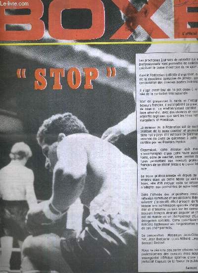 FRANCE BOXE - N79 - dcembre 1988 / Seoul 88, vous devez savoir / tournoi de Salonique (Grece) / championnat du monde militaire de boxe / Las Vegas 88, une belle brochette de champions / lutte contre le dopage, la France montre l'exemple...