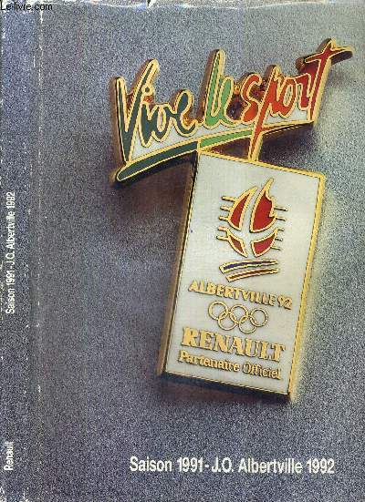 VIVE LE SPORT - SAISON 1991 - J.P. ALBERTVILLE 1992