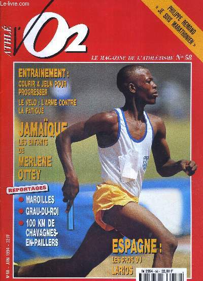 VO2 MAGAZINE - MARATHON ATHLETISME CROSS - N58 - juin 94 / Philippe Remond 