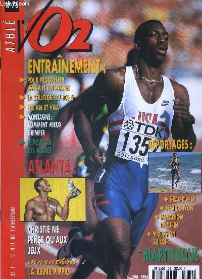 VO2 MAGAZINE - MARATHON ATHLETISME CROSS - N78 - juin 96 / pour progresser avec un pulsemtre / la stratgie du 800m. / 100 km et VMA / Montagne : comment mieux grimper / le pouvoir des algues / marathon : la reine Pippig...