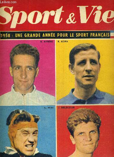 SPORT & VIE - N32 - janvier 1959 / 1958 : une grande anne pour le sport franais / la 1ere leon de conduite de Martine Carol / qu'est-ce qui fait courir les arbitres? / ici est n le golf / Mazamet, rival de Lourdes...